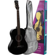 Акустическая гитара Da Vinci DF-50A BK + BAG df-50a bk + bag черный
