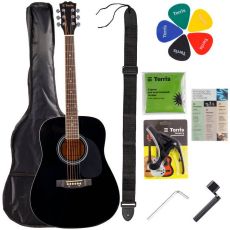 Акустическая гитара TERRIS TD-041 BK Starter Pack td-041 bk starter pack черный