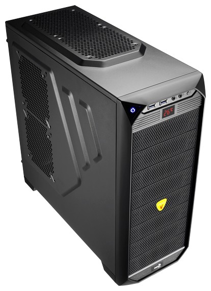 Корпус AeroCool Vs-92 Black Edition черный w/o PSU ATX 1x120mm 2xUSB3.0 audio bott PSU