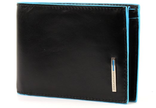 Кошельки Piquadro Blue Square (PU257B2/N) черный телячья кожа