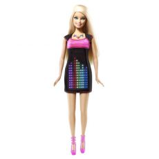 Кукла Barbie супер модная в электронном платье пластик (от 3 лет)