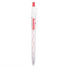Шариковая ручка Deli Arrow EQ24-RD красный,прозрачный/белый