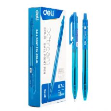 Шариковая ручка Deli X-tream EQ20-BL синий,синий/прозрачный