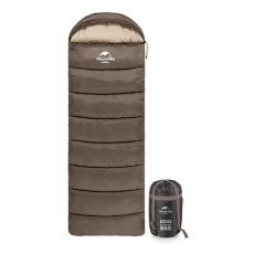 Спальный мешок Naturehike U350 (190+30)х75 см, коричневый NH20MSD07-G левая