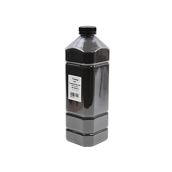 Тонер для картриджа ASC Универсальный для HP LJ Pro M104/М203, Bk, 1 кг, канистра